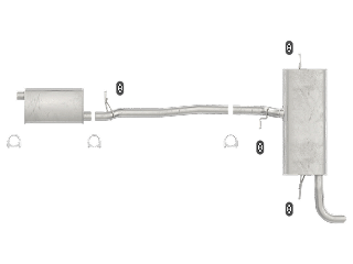 Walker Direct-Fit Exhaust Kit