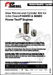 New Pistons and Cylinder Kits for John Deere 4045H & 6068H