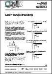 Liner flange cracking