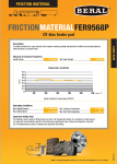 Beral Datasheet Pads FER9568P Beral Datasheet Pads FER9568P
