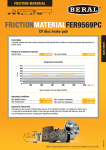 Beral Datasheet Pads FER9569PC Beral Datasheet Pads FER9569PC