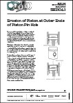 Erosion of Piston at Outer Ends of Piston Pin Hole