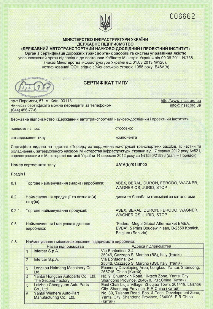 Гальмівні диски_UA_46A(b)_0145_00 Гальмівні диски_UA_46A(b)_0145_00