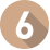 Number-6-Tan-Background-Icon