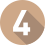 Number-4-Tan-Background-Icon