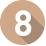 Number-8-Tan-Background-Icon