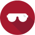 Safety-Glasses-Red-Circle-Icon