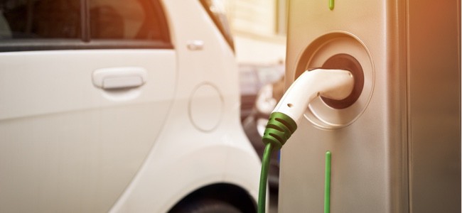 Electric-Vehicle-Plugged-In